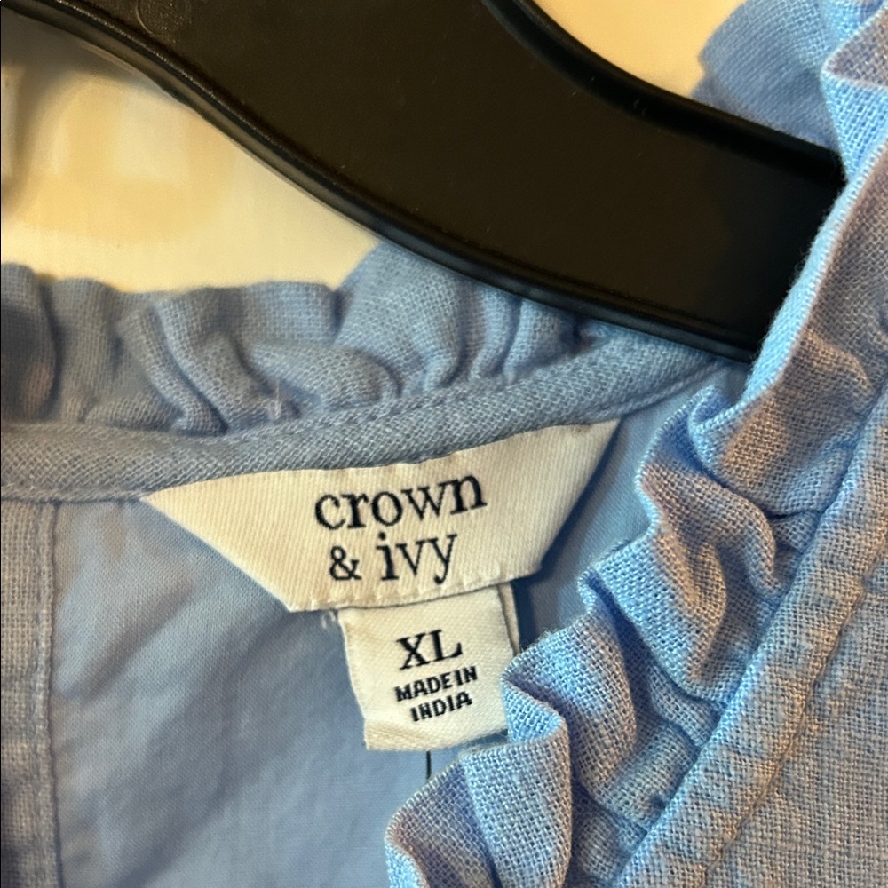 Crown & Ivy Blue Sleeveless Mini Dress - Picture 2 of 4